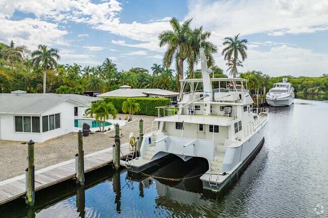 Residents of the River Run neighborhood can dock their boats in front of their homes.