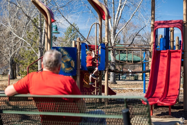 Kids love to play on the playground at Schweiter Park in Schweiter/Mead.