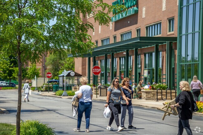 Whole Foods market and other shops are a centrally located grocery in Fox Valley.