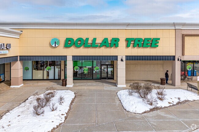Locals have but a short drive to the Dollar Tree in the Rolling Meadows Shopping Center.
