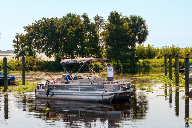 Campbell City residents enjoy boating on the water at nearby Lake Toho.