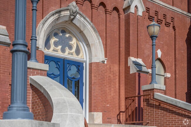 St Paul's Lutheran Church offers views of its breathtaking architecture in downtown Janesville.