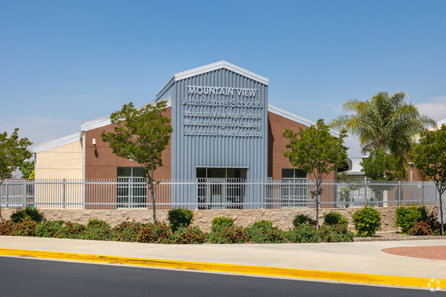 New Modern Campus Building Seen at Mountain View High School in San Jacinto