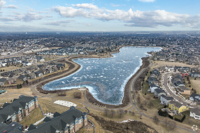 Cobblestone Lake is a neighborhood that surrounds a man made lake of the same name.