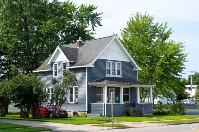 Homes in Bloomer include New Traditional styles on compact lots.