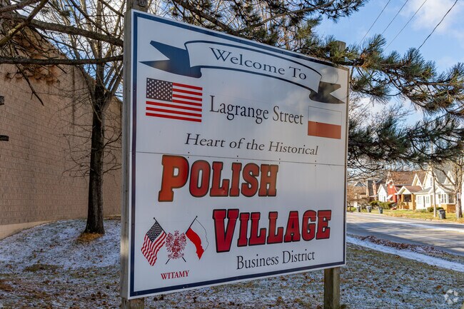 Lagrange Street is the heart of the historic Polish Village.