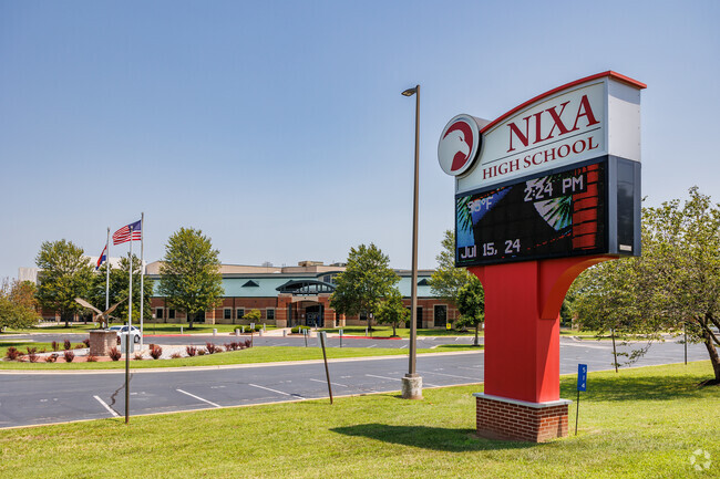 Nixa High School draws students from around Nixa and Christian County.