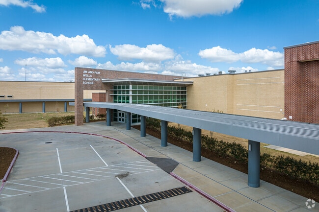 Wells Elementary School in Houston serves students in kindergarten through fifth grade.