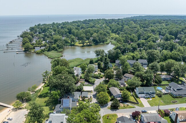Residents of Cape St. Claire enjoy the close proximity to the water.