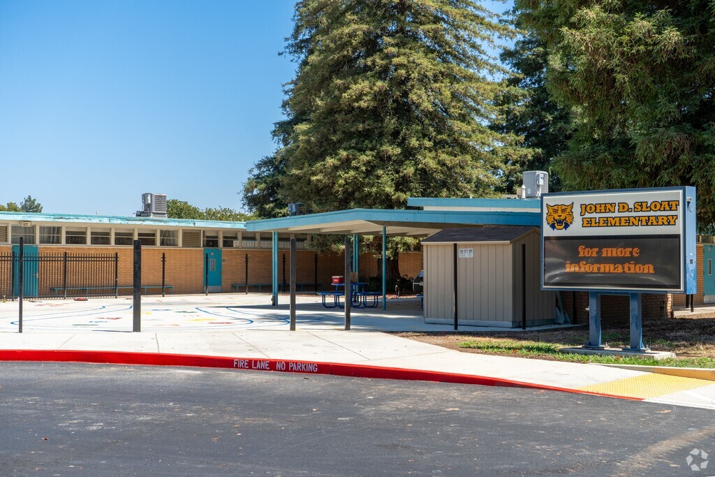 John D. Sloat Elementary School serves students in the Meadowview neighborhood of Sacramento.