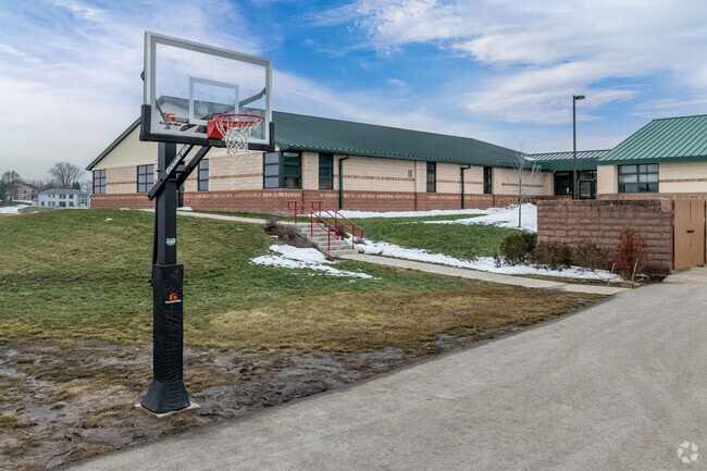Westside Christian School children can enjoy basketball in gym class or on recess.