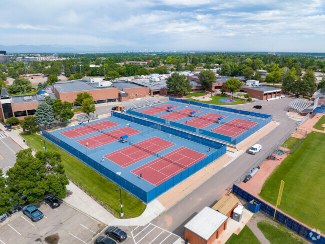 Cherry Creek High School is a top rated school with many sports facilities.