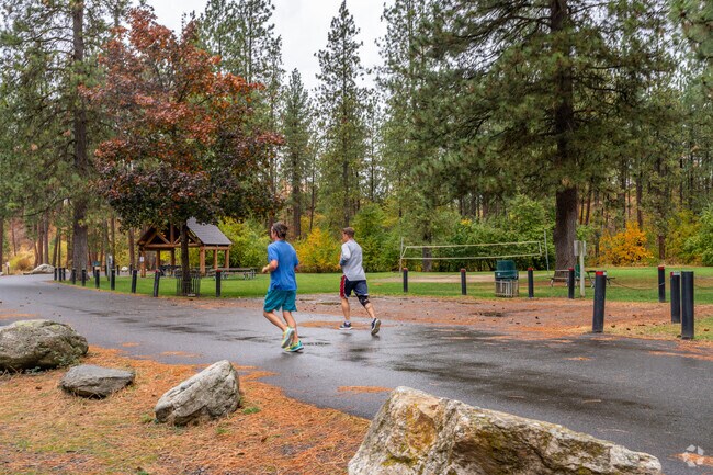 Locals enjoy running the trails around the West Prairie neighborhood.