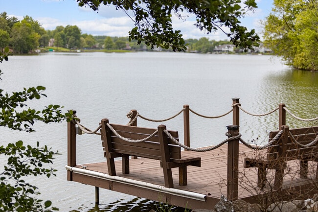 Sit dockside along Landen Lake.