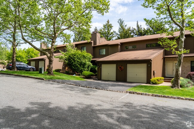 Townhouses in Cedar Grove are nestled among neighborhood cul-de-sacs.