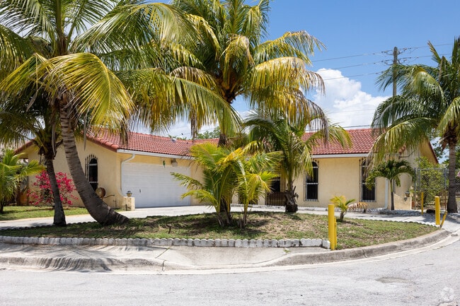 Mediterranean style family home in Dreher Park neighborhood.