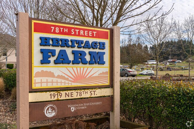 Washington State University Extension also takes part in the Heritage Farm for research and experimental farming.