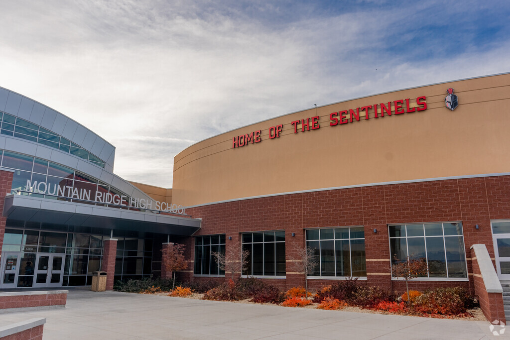 Mountain Ridge High School provides education in the neighborhood of 
Bluffdale.