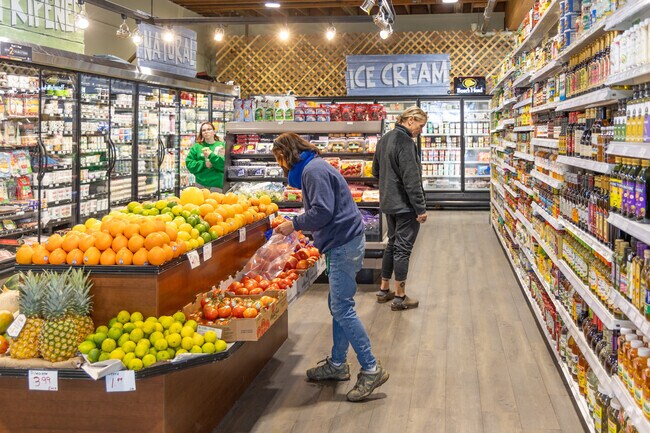 Skyline Community Market is at the top of the Crestmont neighborhood and serves fresh groceries.