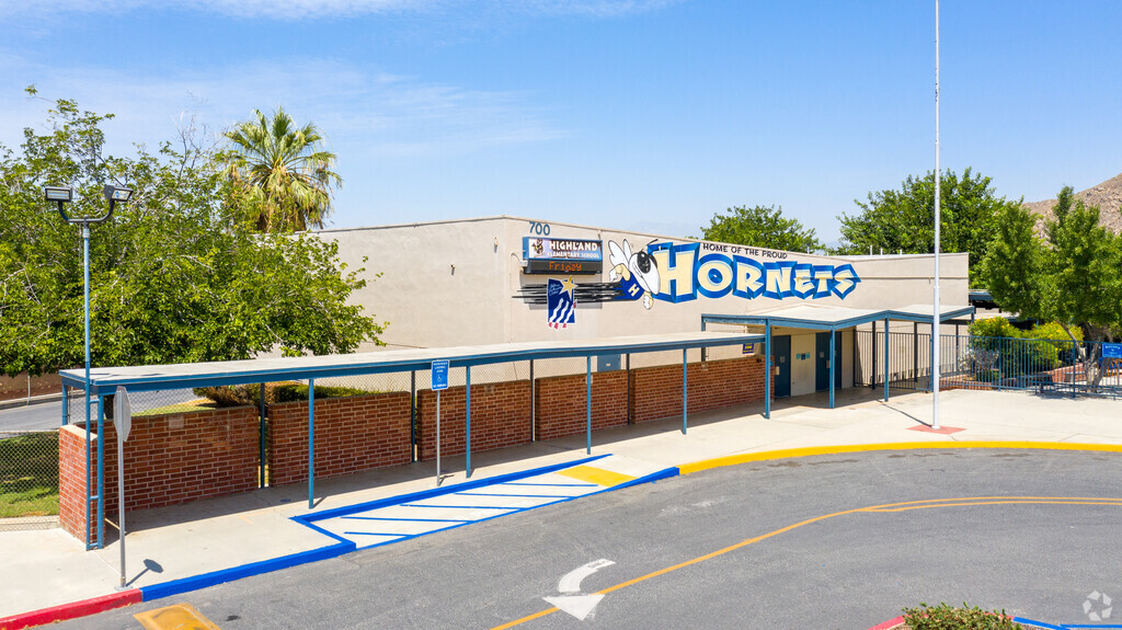 Highland Elementary School is home to the Hornets in the University neighborhood of Riverside.