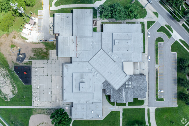 This is a top down view of Kahoa Elementary School.