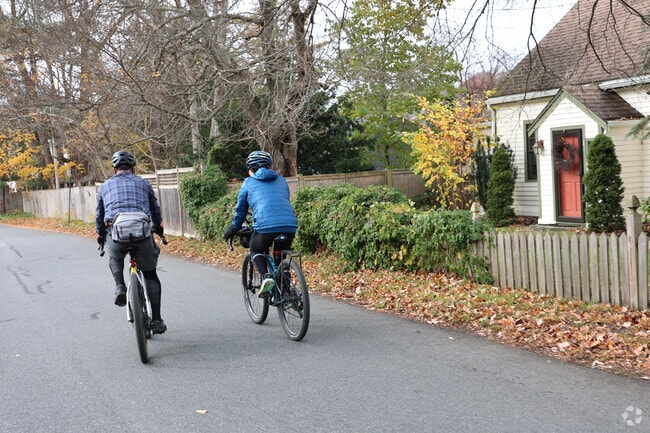Residence of Newbury enjoy a good bicycle ride around town.