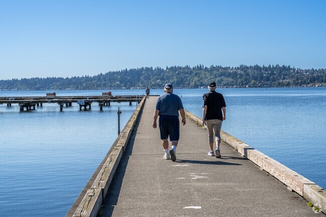 Kenmore’s Log Boom Park features public docks for fishing and waterfront walks.