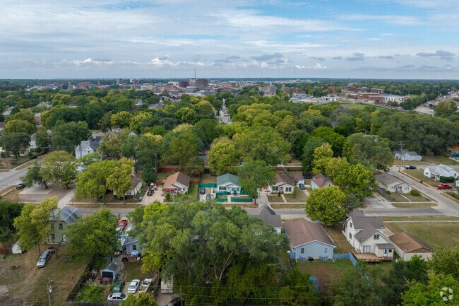 The Northeast Side neighborhood is a quiet residential pocket in Waterloo, Iowa.