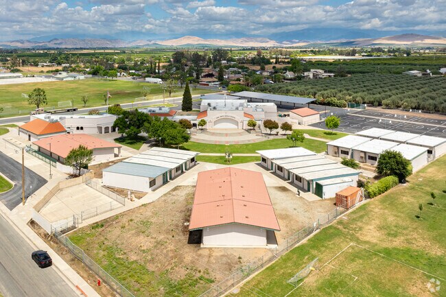 Carl Smith Middle School is surrounded by the farmland and orchards of the San Joaquin Valley.