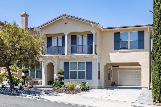 Attached garages are common for Rancho Encantada homes.