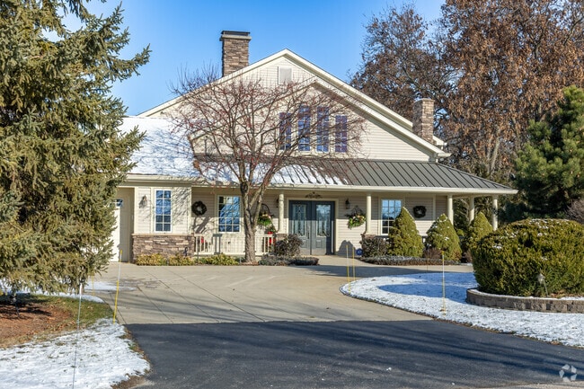Large custom-built homes on large lots are common in Riley.