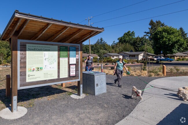 Newell Creek Canyon’s entrance welcomes Gaffney Lane residents to enjoy nature's beauty.
