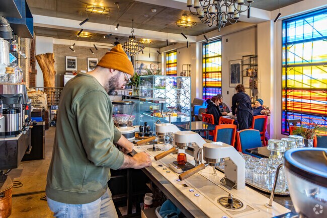 Stop in to ECHT Coffeehouse Lounge and Bistro in Mount Oliver Borough for friendly service.