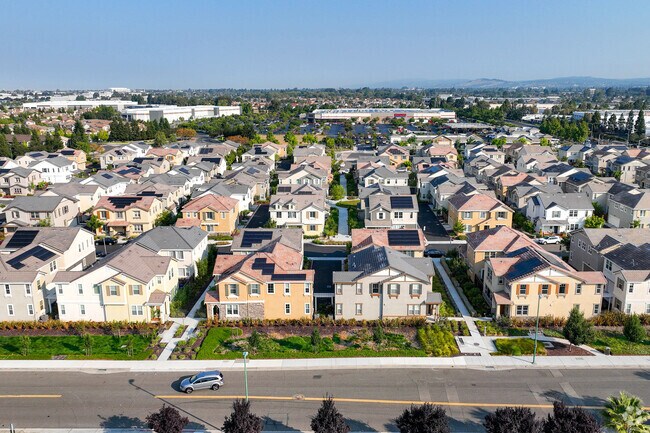 Large two-story homes are available in Eden Shores neighborhood.