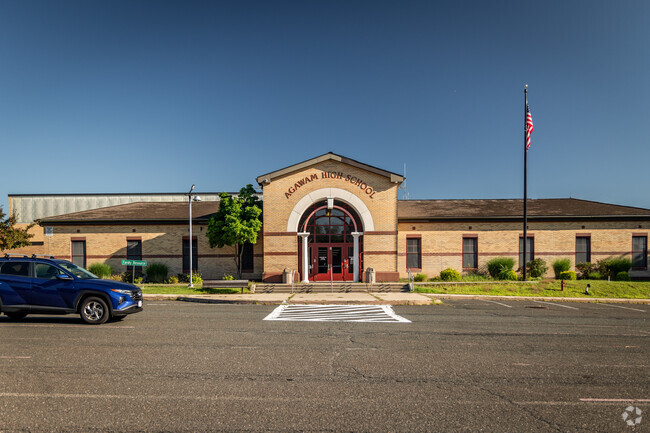 Agawam High School is located in MA.