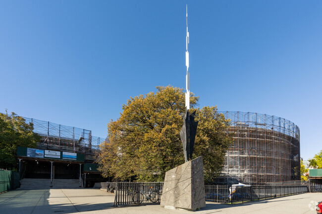 High School for Public Service-Heroes of Tomorrow in Brooklyn, currently under renovations.