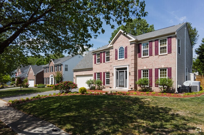 Newer Colonial Revival homes fit in nicely in Bowie