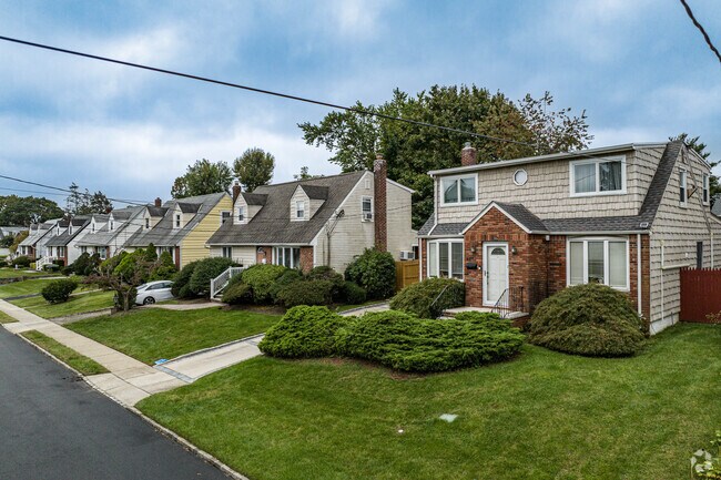 Capes and expanded capes make up the selection of homes on this particular street.