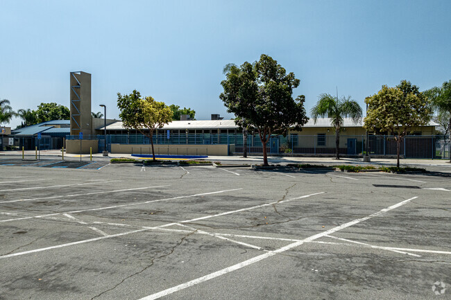 The parking lot at Washington Middle School in La Habra.