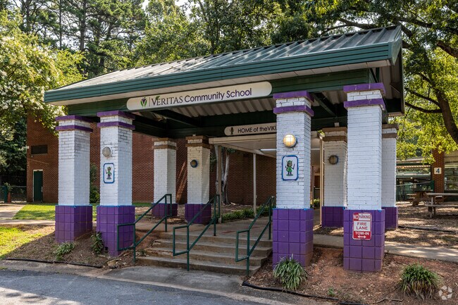 Veritas Community School provides a quality education to students in Tryon Hills.