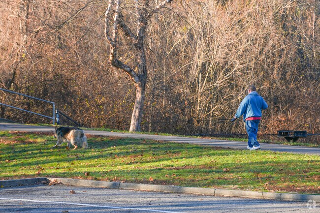 White Oak residents can take their dogs on walks at Blue Rock Park.