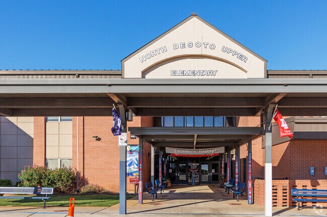 North Desoto Elementary School main entrance.