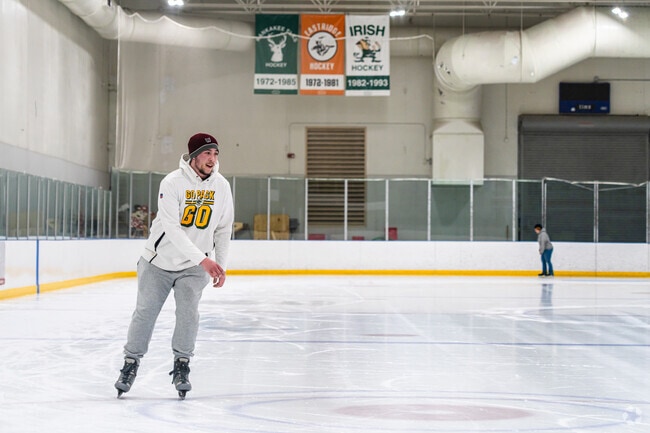 Momence skaters can practice at the Ice Valley Centre Arena NHL-style rink.