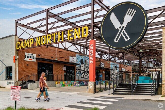 Camp North End is Druid Hills most popular eating destination.