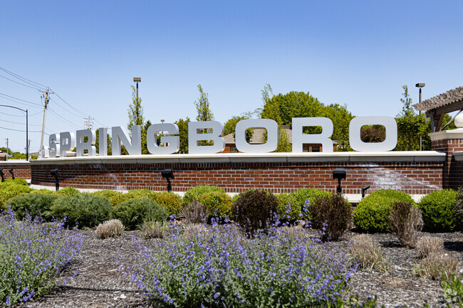Springboro is just 16 miles east of Dayton and 40 miles north of Cincinnati.