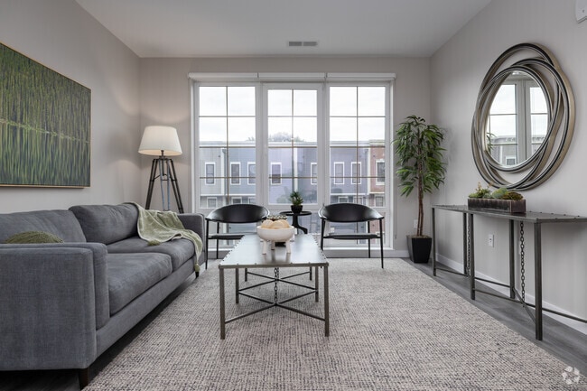 2BR, 2BA - 1055SF - Living Room