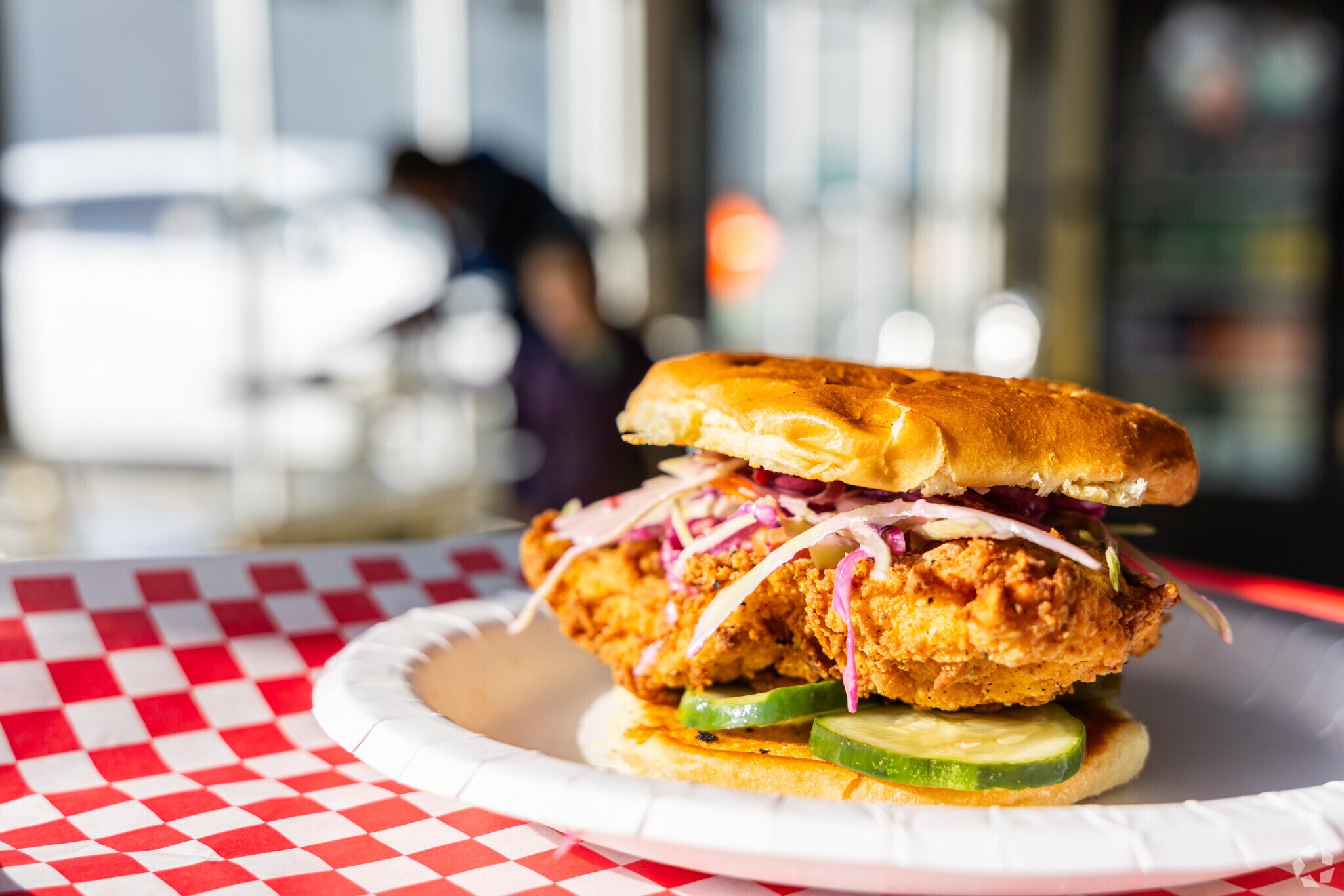 Indulge in a chicken sandwiches at Mother Cluckers.