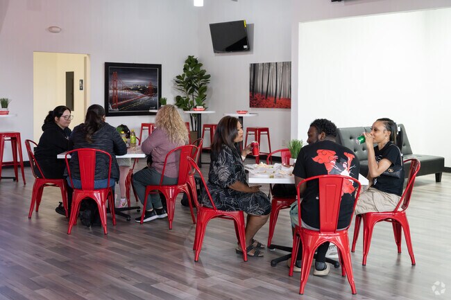 Get an order or two at Los Tacos Lokos.