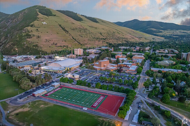 University District is seated beautifully between the Clark Fork river and Mount Sentinel.