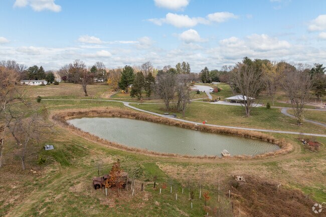 New London Township Park’s pond blends beauty with function for stormwater control.